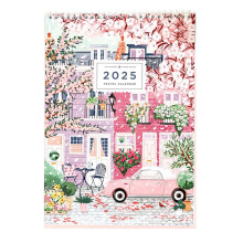 2025 Calendar, Travel Wall Calendar, Monthly Planner, Wall Calendar, Wall Decor, Stationery, Gift for Her, Cottage Core