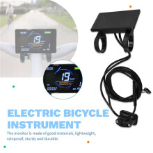 Elektrofahrradinstrument, T7S LCD-Display, E-Bike 5Pin Display Elektrofahrrad Ebike Zubehör SM-Anschluss