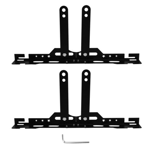 Car Wheel Alignment Tool Plates Adjustable Automotive Wheel Leveling Aligner Wheel Balancing Tool Black