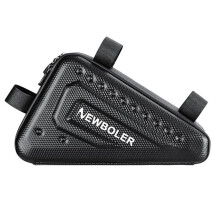 NEWBOLER Waterproof Bike Triangle Bag 2L Mountain Bike & Road Cycling Frame Bag with Tool Pouch Front Tube Pannier