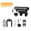 LED Bicycle Front Light USB Rechargeable  Floodlights Easy to Install 6 Modes Bicycle Bell Light,A 2