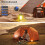 USB Rechargeable Camping Light Portable Lantern Flashlight Handheld LED Light 3 Color Light Source Outdoor Waterproof 3
