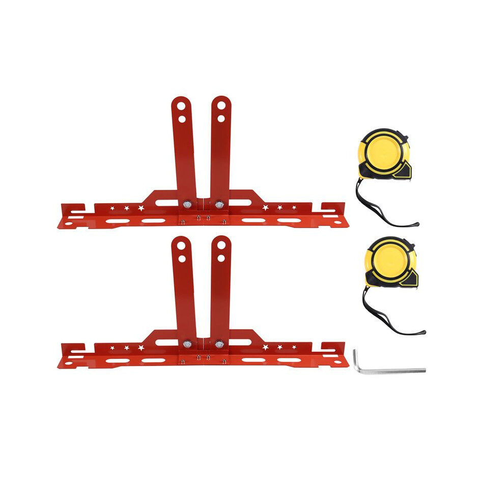 Car Wheel Alignment Tool Plates Adjustable Automotive Wheel Leveling Aligner Wheel Alignment Tool Orange 6034112344404