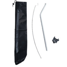 Soporte para Lámpara de Camping, de Aleación de Aluminio, Desmontable, para Exteriores, Portátil, Plateado.