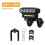 LED Bicycle Front Light USB Rechargeable  Floodlights Easy to Install 6 Modes Bicycle Bell Light,B 2