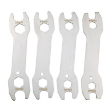 4 Stuks Fietsnaafsleutel, Fietsreparatiegereedschap, Fietsnaafconussleutel voor 13/14/15/16/17/18/19/20 mm