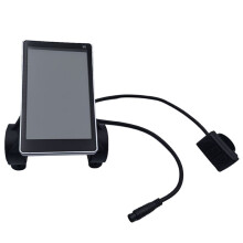 Electric Bike LCD Display Universal Fit Ebike Display for M5 6-Pin 31.8mm/22.2mm Handlebars for E-Bike Cycling Scooters