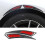 Protector de Ceja para Rueda Delantera de Coche, Pegatina Universal para Ceja de Rueda. 4