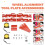 Car Wheel Alignment Tool Plates Adjustable Automotive Wheel Leveling Aligner Wheel Alignment Tool Orange 6