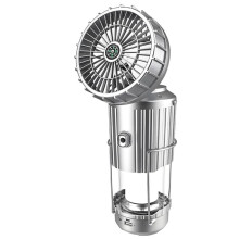 Ventilateur de Camping Solaire avec Lanterne Pliable, Alimenté par USB, Éclairage D'Urgence Suspendu pour Tente de Camping Extérieure