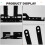 Car Wheel Alignment Tool Plates Adjustable Automotive Wheel Leveling Aligner Wheel Alignment Tool Black 2