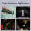 Multifunctional Camping Light 5000mAh Rechargeable Portable Telescopic Camping Lantern Outdoor Emergency Work Light,B 7