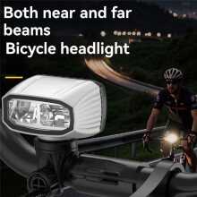 Fietsverlichting voor Nachtelijk Fietsen, Oplaadbare LED-Fietsverlichting, Waterdichte en USB-Oplaadbare Fietskoplamp B