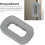 Refrigerator Lock with Strong Adhesive Hold, Child Safety Fridge Lock with Quick Release Buttons 5