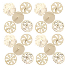 20Pcs Wooden Spinning Tops for Kids DIY Painting Unfinished Gyroscope Craft Set 2.75 Inch