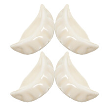 Ceramic Chopstick Rests Set White Holders Durable Design for Home Restaurant Dining Elegance
