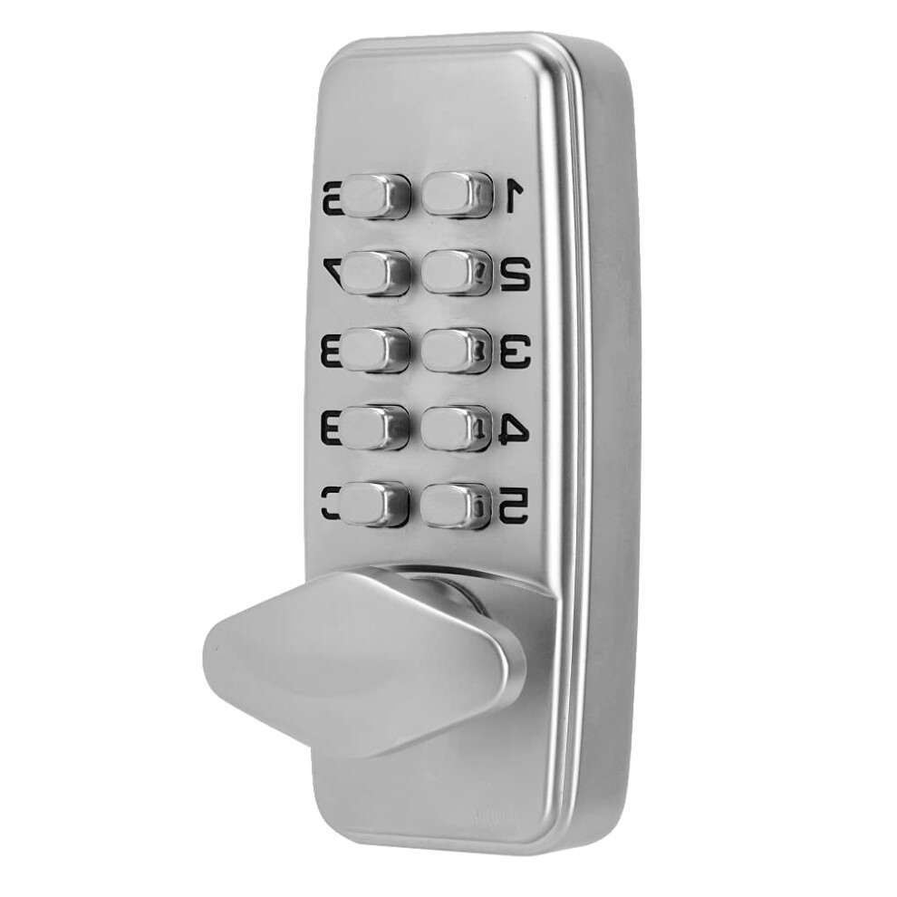 Deadbolt Door Lock With Mechanical Code, ImpactâResistant Alloy And AntiâCorrosion Chrome Finish 9092120875379