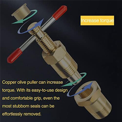 Olive  Removal Tool Compression Valve Removal Tool for Olive Puller with Diameters of 1/2 Inch &3/4 Inches Ferrule