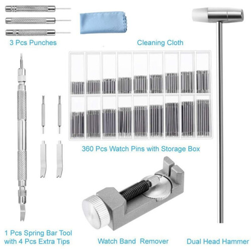Watch Maintenance Tool Set Strap Installation and Removal Tool Ear-Splitting Single-Headed Ear Fork Strap Removal 1