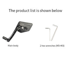 Bicycle Universal Wide Range Adjustable Rearview Mirror Bike Handlebar Rear View Mirror Bike Accessories Left