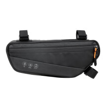 Borsa Triangolare per Bicicletta Impermeabile Borsa per Tubo Anteriore per Telaio Bici Borsa Laterale per Ciclismo di Capacità Accessori