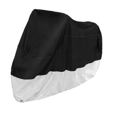 Black and Silver Motorcycle Clothing Electric Vehicle Rain Cover Bicycle Cover for Sun Protection and Dust Protection