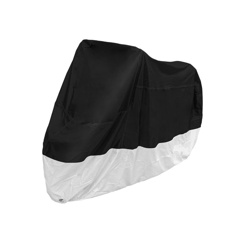 And Motorcycle Clothing Electric Vehicle Rain Cover Bicycle Cover For Sun Protection And Dust Protection Black/Silver 4711316583151