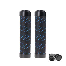 Bike Handle Grips Mountain Bike Grips Lock , Anti-Slip Shock Absorbing Bike Handlebar Grips for 22.2mm, B