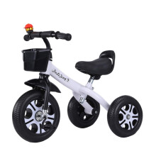Toddler Balance Bike with Seat for 13 Year Old, Baby Tricycle, NonSlip Tires, White