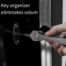 Titanium Alloy Key Organizer Men's  Key Clip Car Key Bag Waist Hanging Key Chain Hook