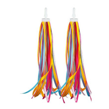 FäRgglada Cykeltofsar Ribbon Mode Cykelstyre Streamers Roliga Cyklar Ornament för Barn Barn B
