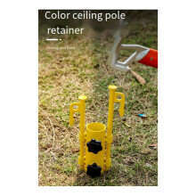 2-Piece Set of Awning Pole Fixed Tube Windproof Adjustable Outdoor Camping Tent Support Pole Accessories-ArmyGreen