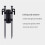 2PCS Awning Pole Fixing Tube Ground Bracket Windproof Adjustable Tent Canopy Support Rod Fixer 6