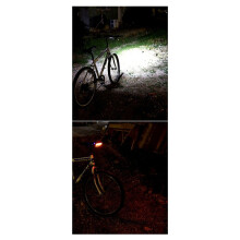 Concentrated 4800mA Bicycle Lighting Headlight, Bicycle Light High Brightness Mountain Bike Charging Bicycle Led