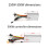 Electric Bike Controller Electric Scooter Controller 124DX 24V/36V/48V 350W Brushless Controller with LCD Display Panel 9