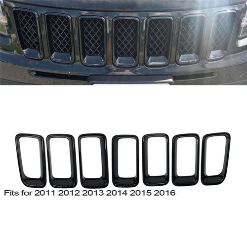 Automobile 7 Pcs Front Grille Inserts 68109865AA for  Compass 2011-2016  Parts 1