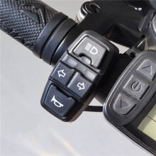 3X Ebike Light +Horn och Svängljus  Scooter Elcykel Intelligent Mountain Bike Gör-Det-Själv-Tillbehör, 48V