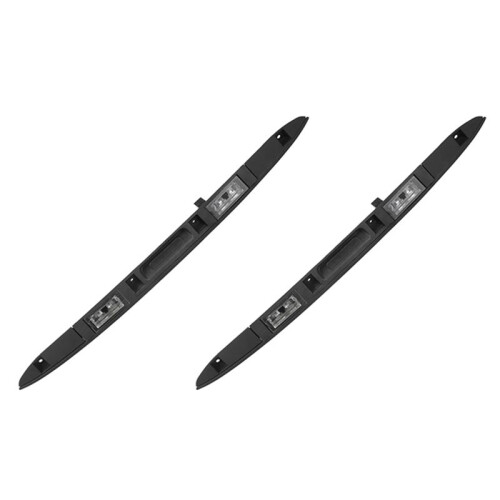 2X Boot Trunk Lid Licence Plate Handle Grip with Key Button Light for  X5 E53 2000-2006 Touring Rear Lid Handle Trim