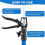 Cabinet Jack Support Pole,19-45in Adjustable Telescopic Support Rod,Maximum Load 40kg, Cabinet Support Pole 1PCS 4