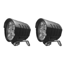 2X 36V-60V E-Bike Koplamp EScooter LED Voorlamp Elektrische Fiets Fiets Motorfiets Waterdichte Hoorn Set Koplamp