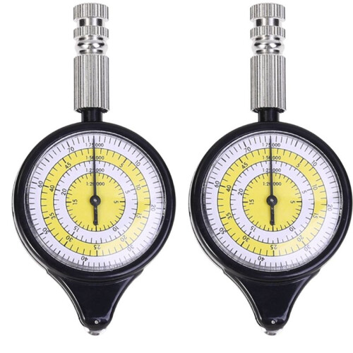 2X Map Measurer Map Rangefinder Odometer Multifunction Compass Curvimeter Outdoor Climbing Sport Map Rangefinder