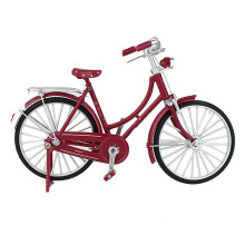 2X  1:10 Legierung Modell Fahrrad Druckguss Metall Finger Mountainbike Retro Fahrrad Erwachsene Sammlerstück Kinder Spielzeug, Stil 2 Rot