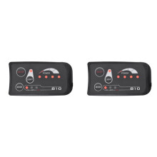 2X 6PIN S810 E-Bike Medidor LED Display IP65 36V UART para Bicicleta EléTrica Medidor de Bicicleta EléTrica (36V)