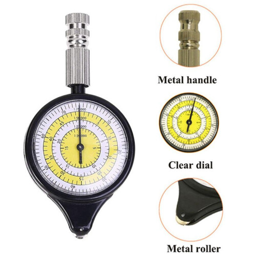 2X Map Measurer Map Rangefinder Odometer Multifunction Compass Curvimeter Outdoor Climbing Sport Map Rangefinder 2
