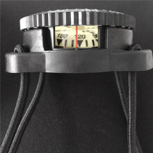 2X Bungee Compass Scuba Diving Compass Underwater 100M Diving Professional Waterproof Compass with Bungee Cord