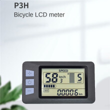 2X P3H LCD-Anzeige, MessgeräT, Armaturenbrett, 24 V, 36 V, 48 V, 60 V, Elektrisches FahrradmessgeräT, Anzeigefeld für Elektroroller (6 PIN)