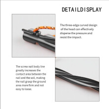 6X 25cm Outdoor Tent Pegs Ground Nails with Storage Bag Windproof Nails Camping Accessories Tent Fastening Black