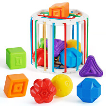 Montessori Toys Baby Shape Sorter with Dual Play Modes for Early Skills and Sensory Development