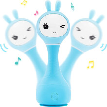 Musical Baby Rattle with Lights and Music, Color Learning Cards, Rechargeable Toy for Newborns