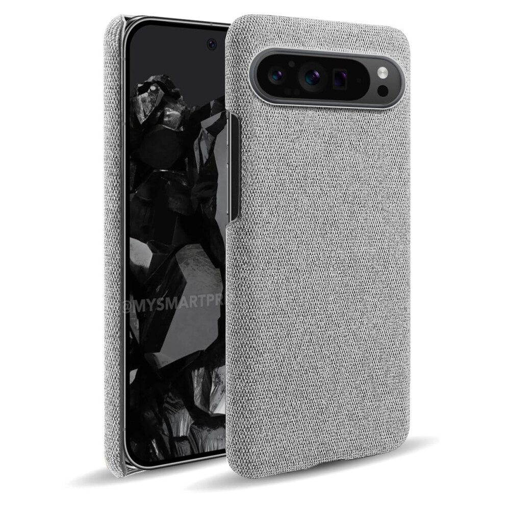Light Fabric Texture Ultra Thin Antiscratch Antifingerprint Case For Google Pixel 9 Pro Xl Grey 9169991089454